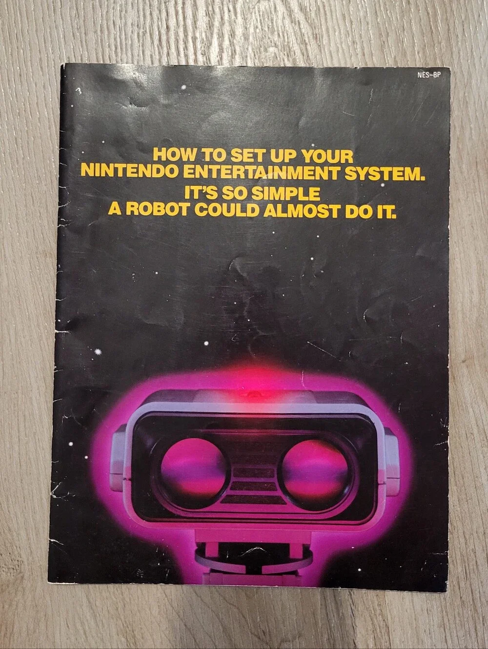 VTG 1985 Nintendo NES Deluxe Set Instruction Manual ONLY Original R.O.B